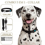COMBO 3 EN 1: COLLAR + CORREA + LOCALIZADOR CON CÓDIGO QR