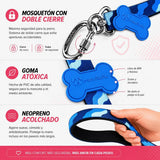 Correa Perro meuAuAu con QR – Mosquetón de Rosca y Asa Acolchada (1,20 m)