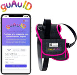 Arnés Safe meuAuAu con Localizador QR – Acolchado, Asa de Control y Portabolsas