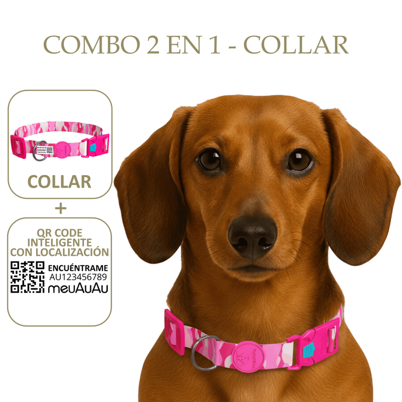 COMBO 2 EN 1 - COLLAR + LOCALIZADOR