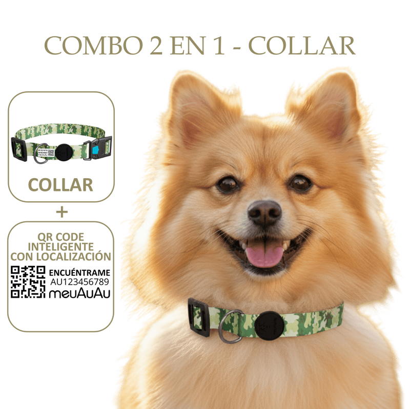 COMBO 2 EN 1 - COLLAR + LOCALIZADOR