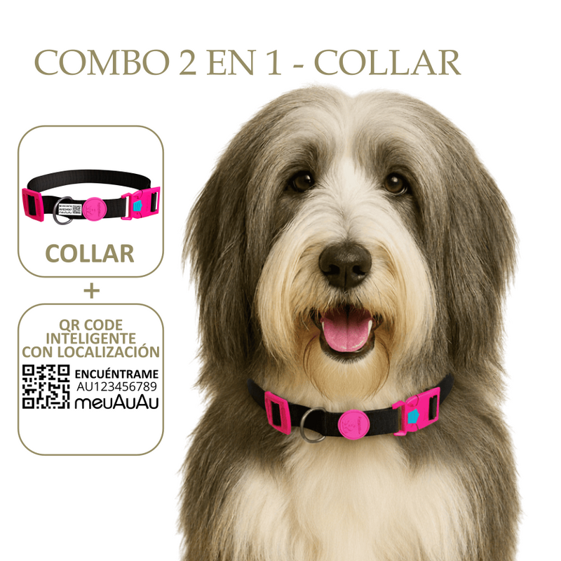 COMBO 2 EN 1 - COLLAR + LOCALIZADOR
