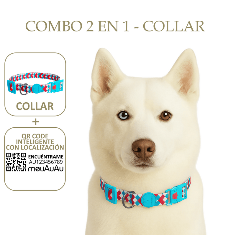 COMBO 2 EN 1 - COLLAR + LOCALIZADOR