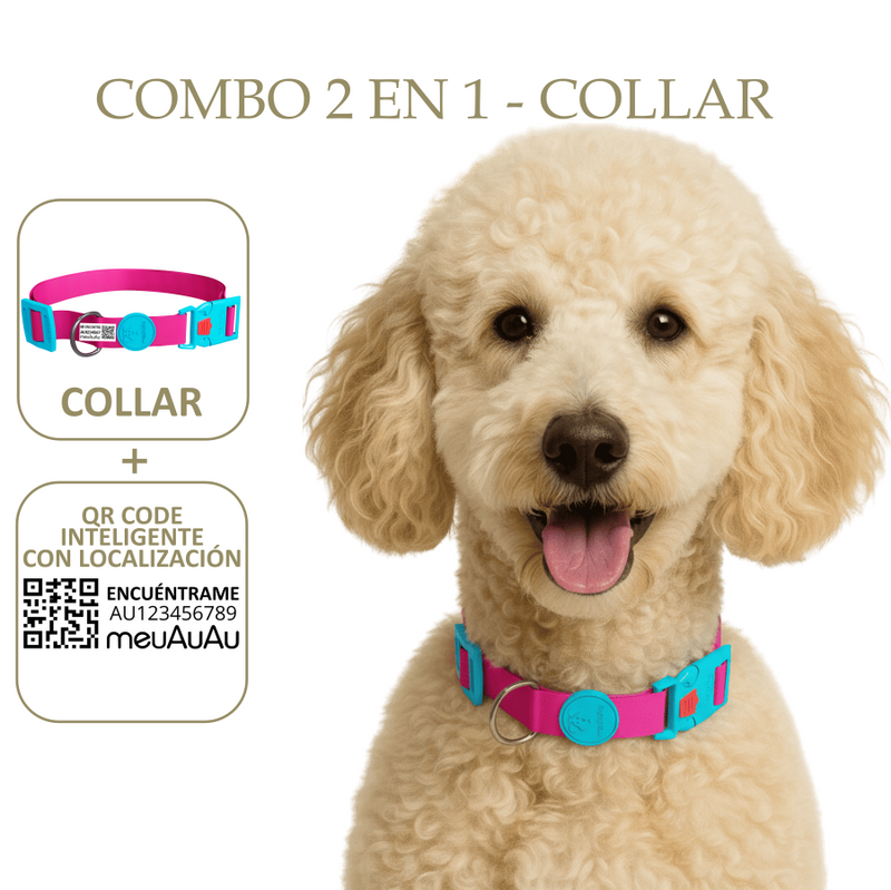 COMBO 2 EN 1 - COLLAR + LOCALIZADOR