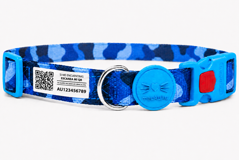 COMBO GATO - CORREA + LOCALIZADOR CON CÓDIGO QR